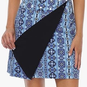 Reversible wrap skirt